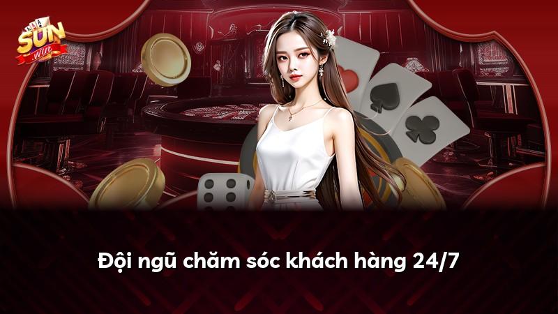 Đội ngũ chăm sóc khách hàng 24/7